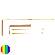 Winkelrute 3-teilig - Messinggriff 39cm