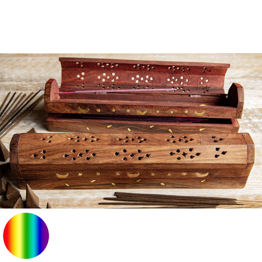 Mond Räucherbox mit Vorratsbox