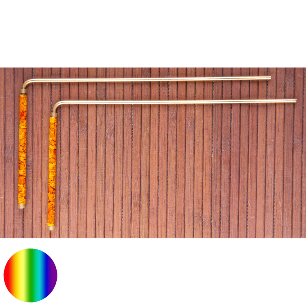 Wünschelrute Messing mit Kupfergriff 21 und 34 cm
