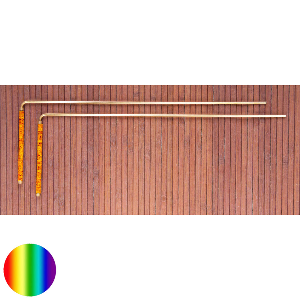 Wünschelrute Messing mit Kupfergriff 21 und 34 cm