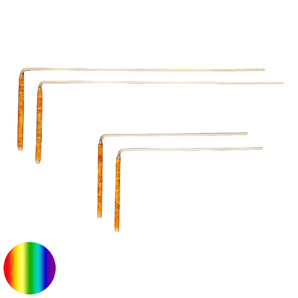 Wünschelrute Messing mit Kupfergriff 21 und 34 cm