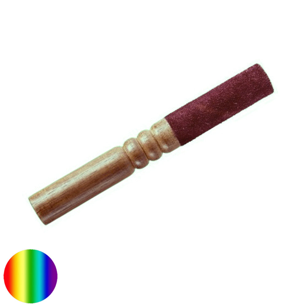 Klangstab mit Leder braun