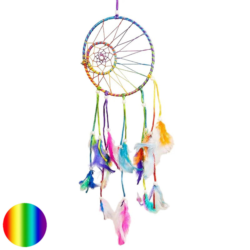 Traumfänger Rainbow asymetrisch