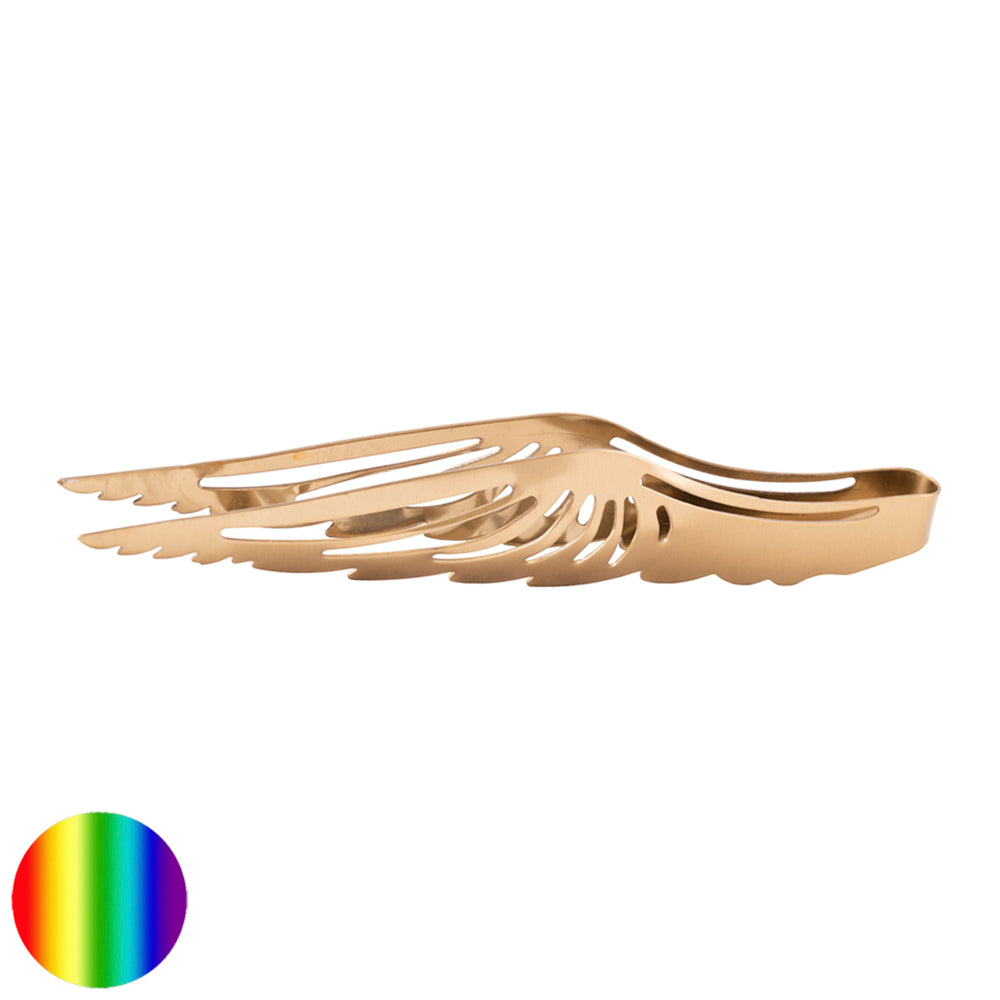 Räucherzange Engelsflügel gold