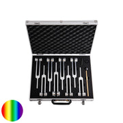 Stimmgabeln Set im Koffer - Chakra gewichtet | 8 Stimmgabeln