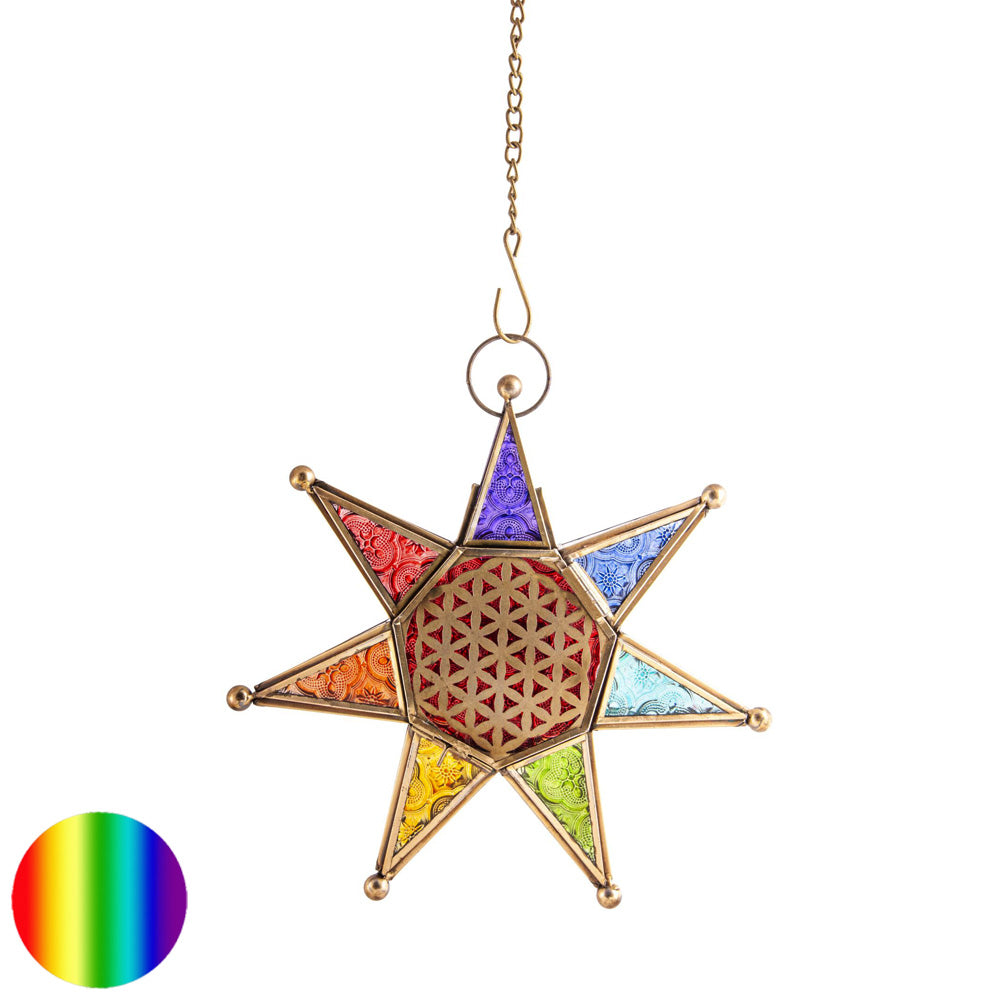 Orientalisches Licht Chakra Stern Lebensblume