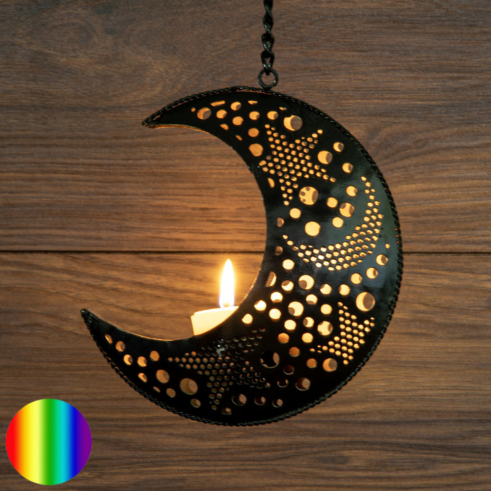 Orientalisches Teelicht Mond - Windlicht