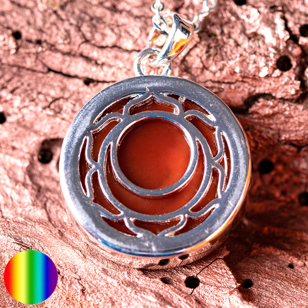 Sakral-Chakra Kette mit Carneol