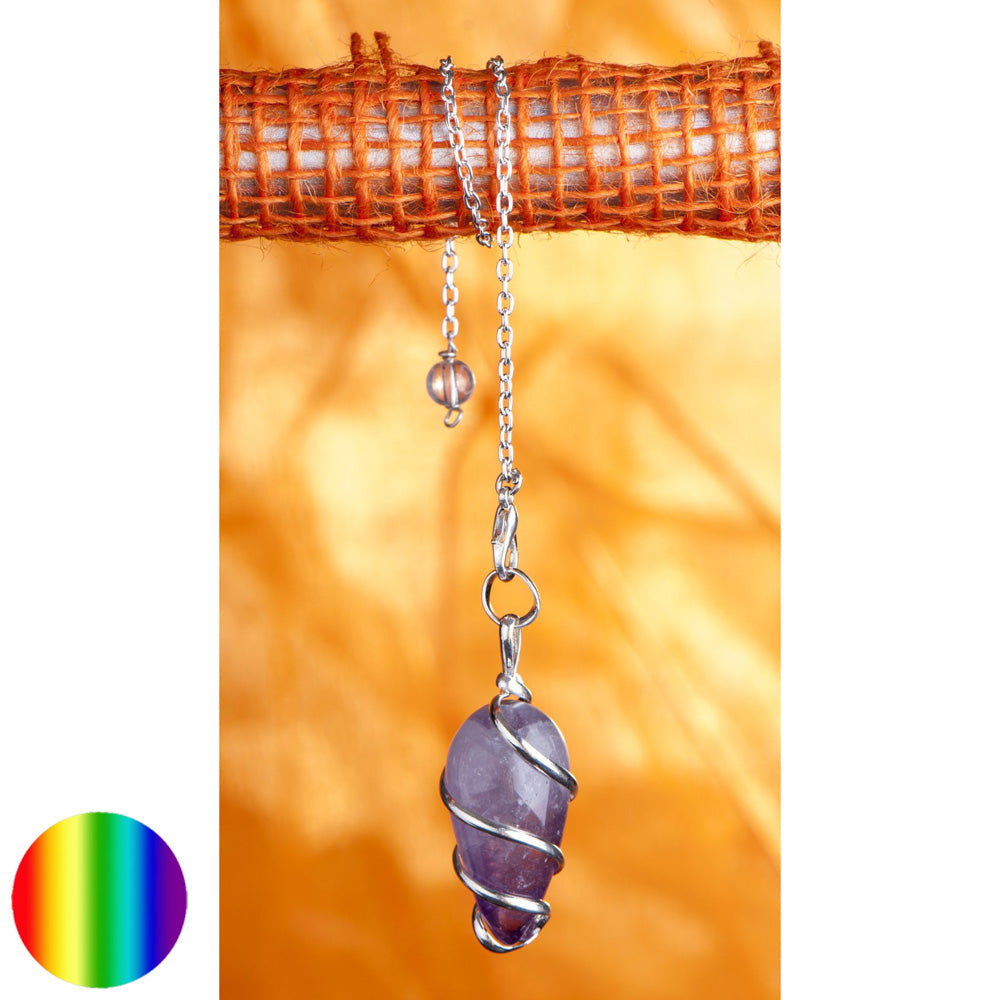 Spiral Pendel - Amethyst