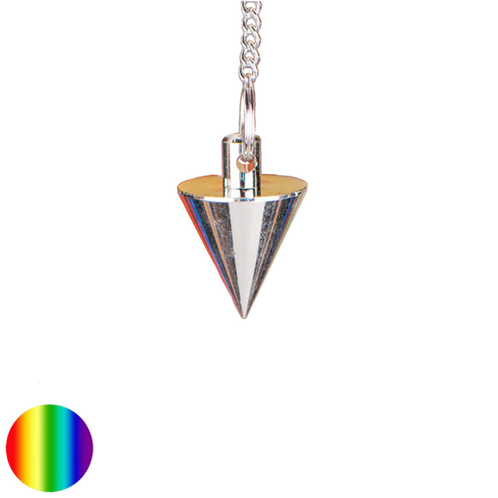 Kegel Pendel versilbert