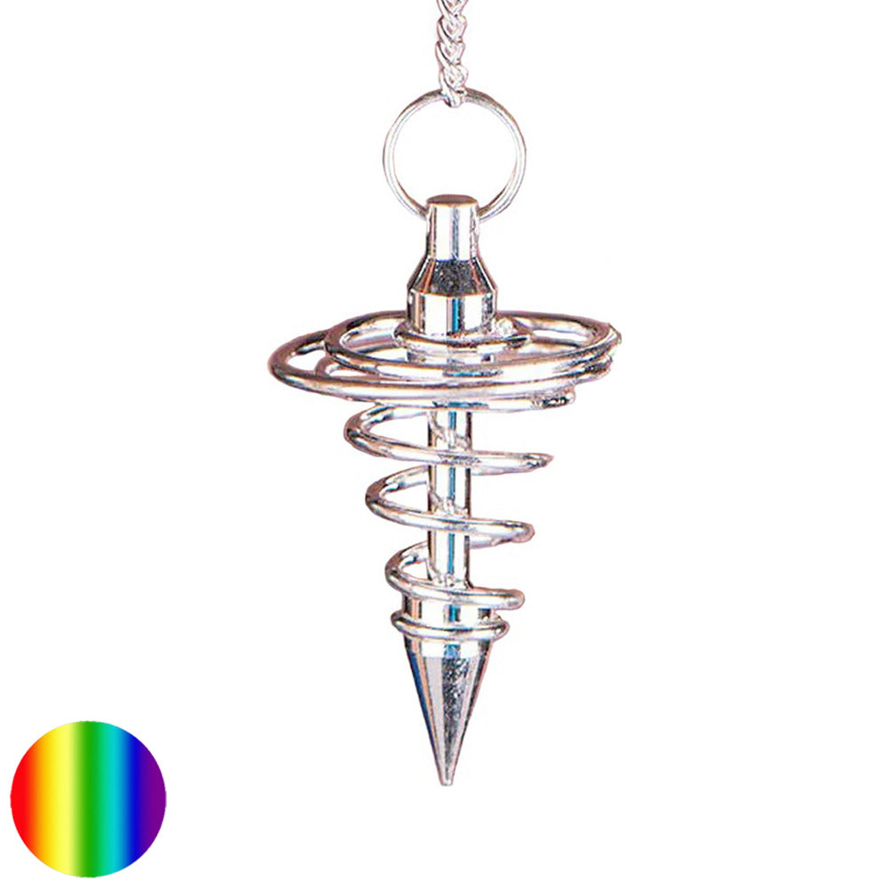 Pendel Spirale - versilbert