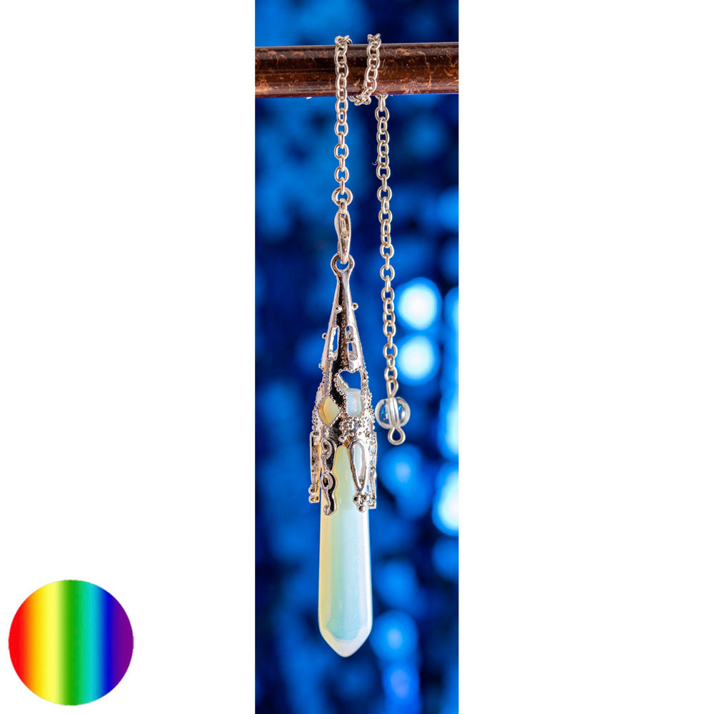 Feen Pendel - Opal Glas
