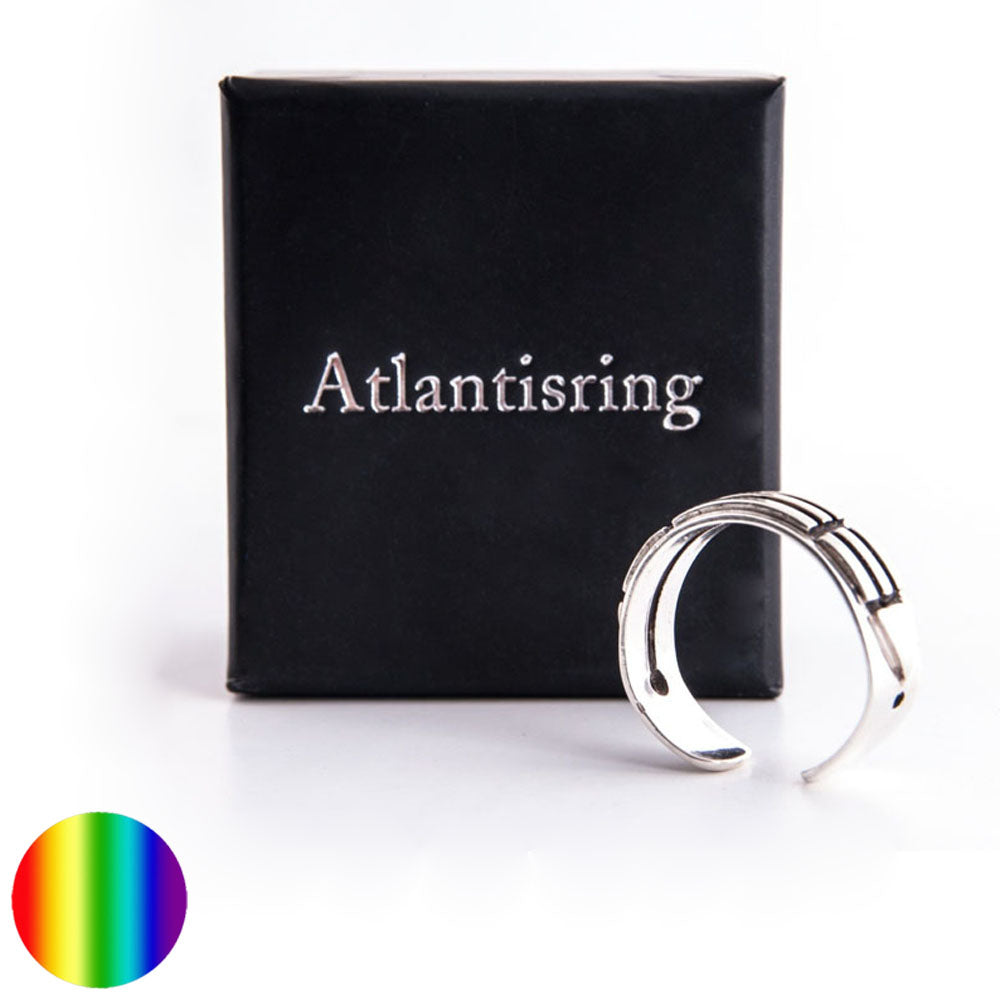 Atlantis Ring Herren silber