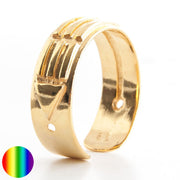 Atlantis Ring silber Herren vergoldet