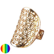 Blume des Lebens Ring Messing