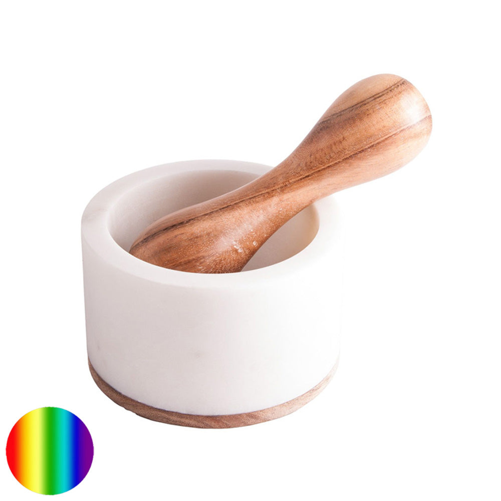 Marmor Mörser mit Holzstössel