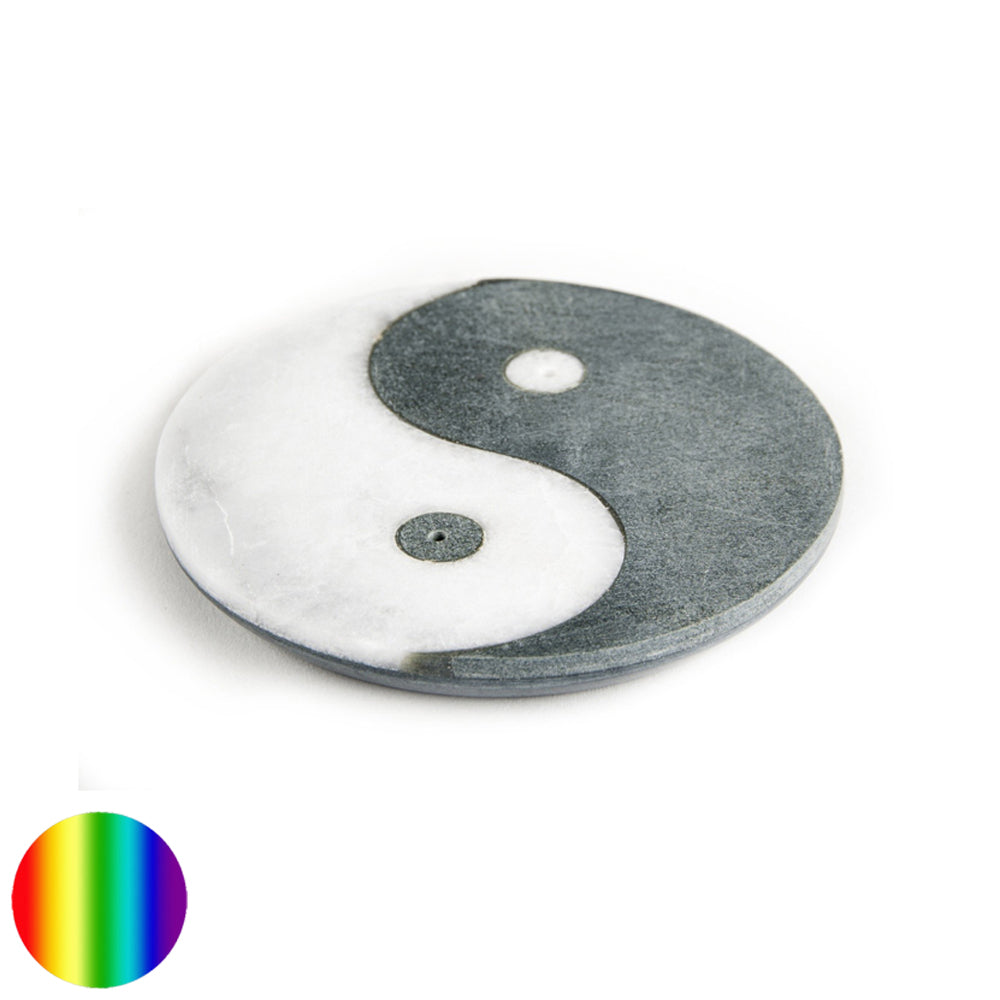 Ying-Yang Specksteinräucherhalter