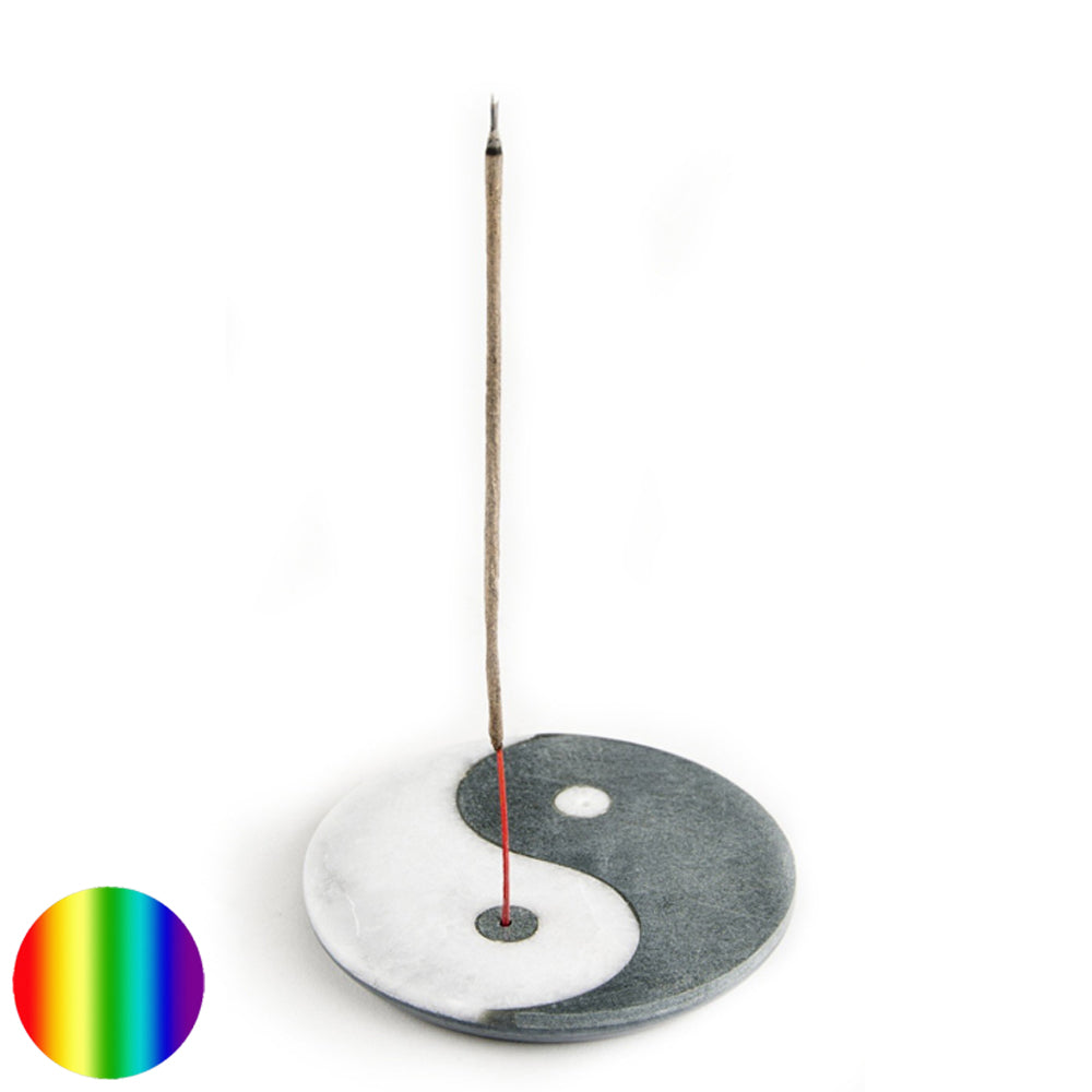 Ying-Yang Specksteinräucherhalter