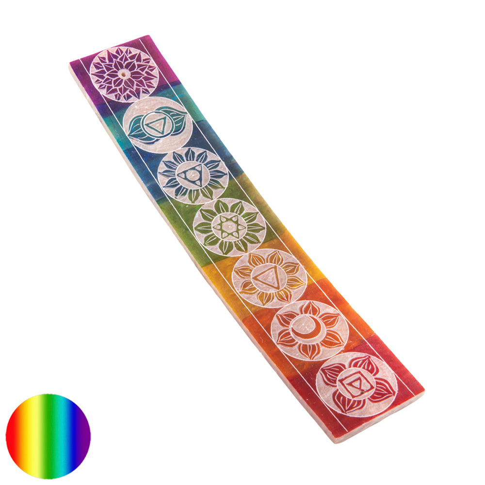 Chakra Specksteinhalter bunt