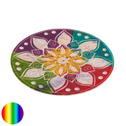 Specksteinhalter rund Mandala
