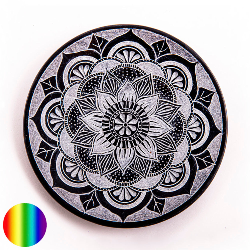 Stäbchenhalter Mandala 13cm Speckstein