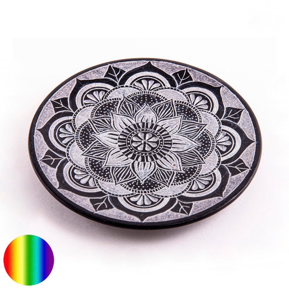 Stäbchenhalter Mandala 13cm Speckstein