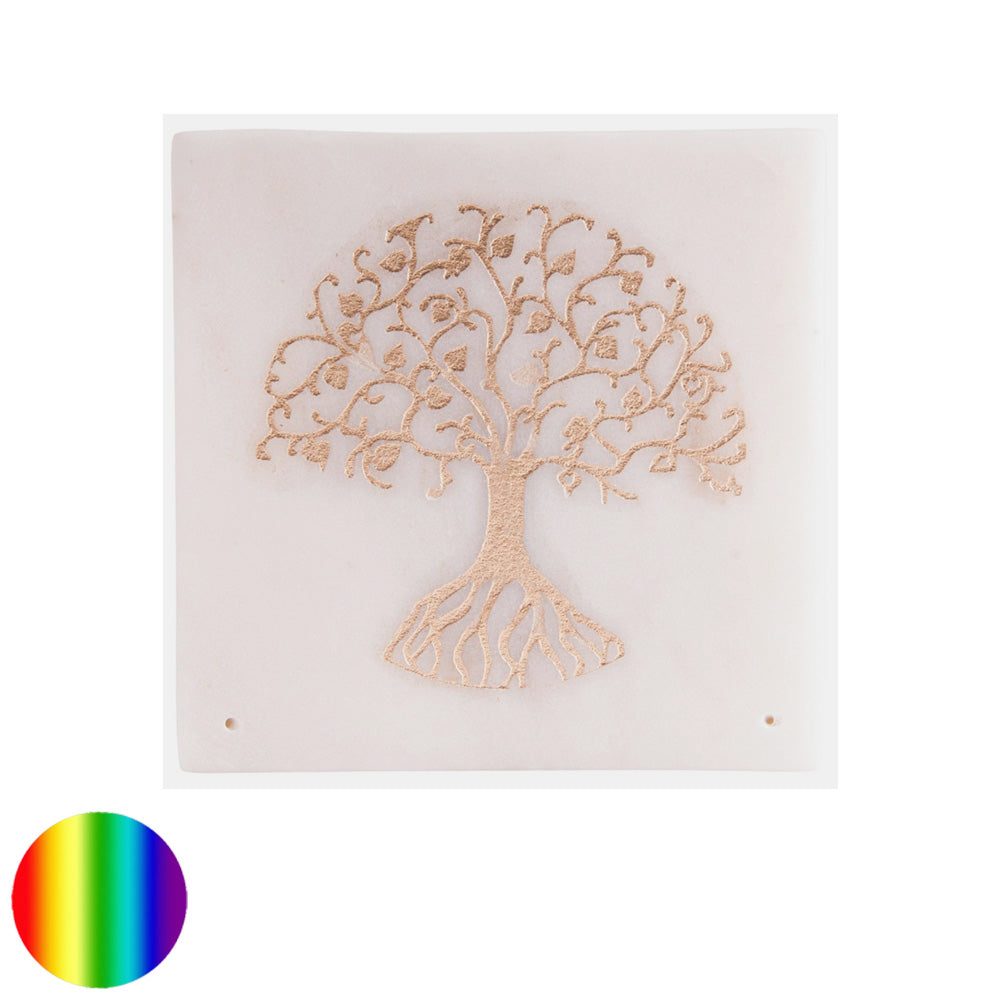 Marmor-Halter - goldener Baum des Lebens