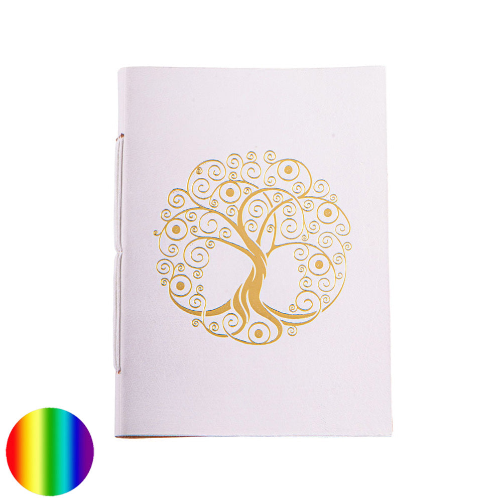 Schreibbuch weiss Baum des Lebens