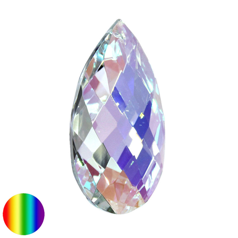 Regenbogen-Kristall - Salzburger Raute irisierend 76mm