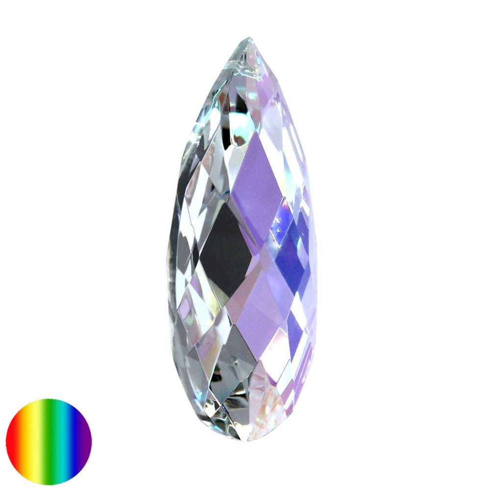Regenbogen-Kristall - Salzburger Raute irisierend 76mm