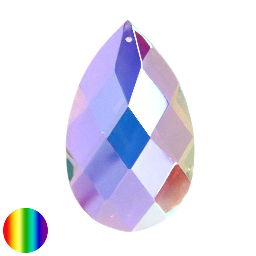 Regenbogen-Kristall - Salzburger Raute irisierend 76mm