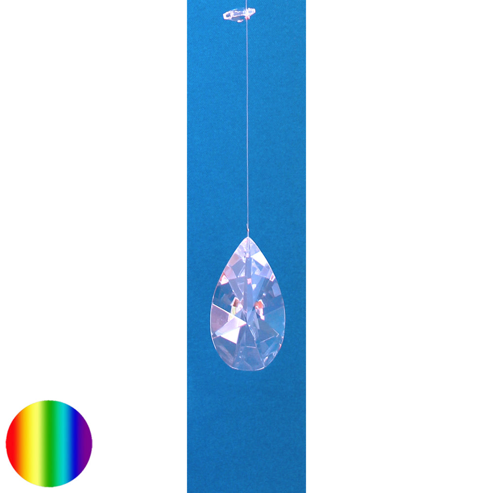 Regenbogen-Kristall Hänger - Medaillon 61 mm