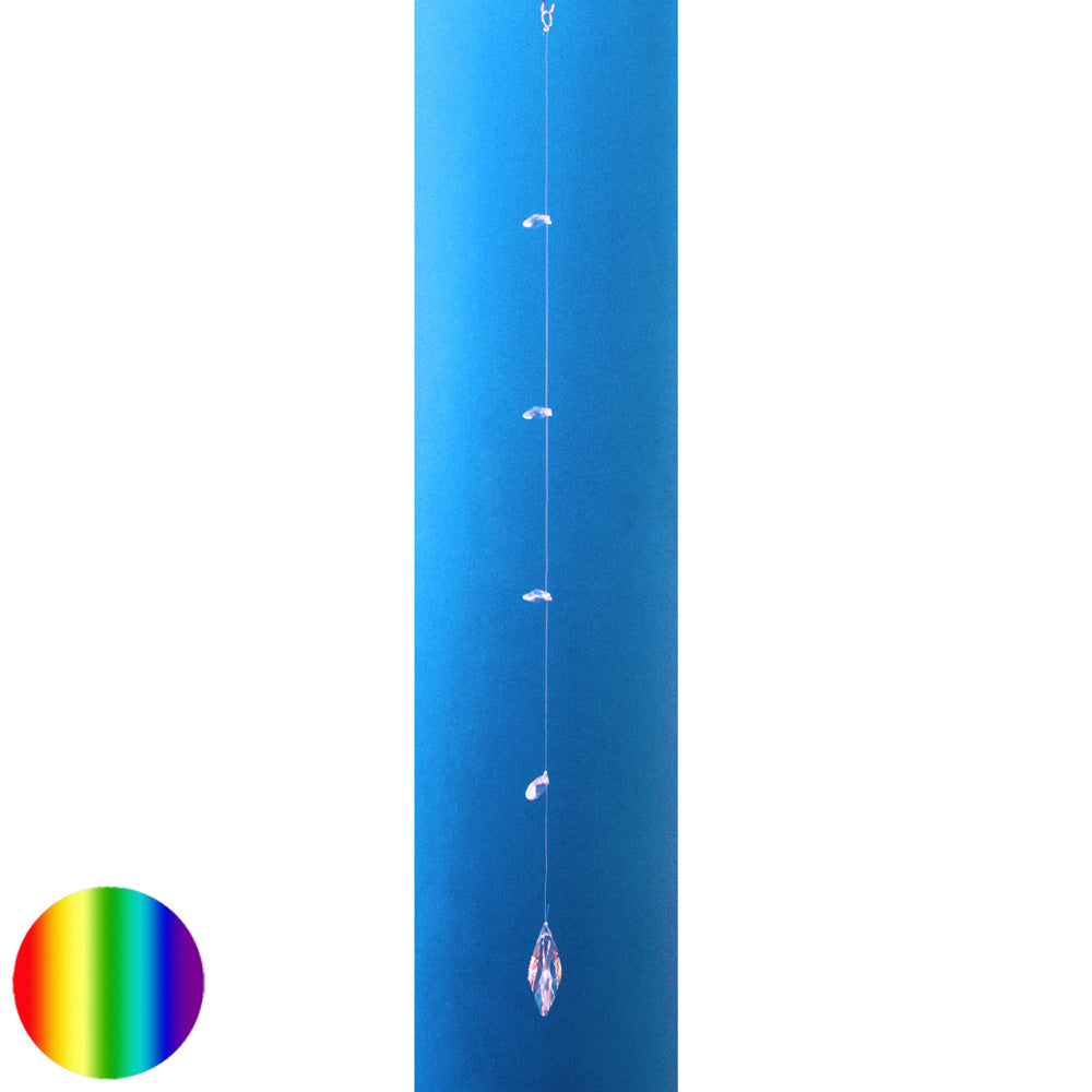 Regenbogen-Kristall Hänger - Mond 50 mm