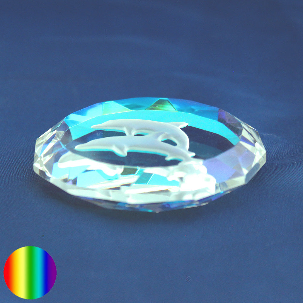 Glas-Kristall - Delfine zum Aufstellen