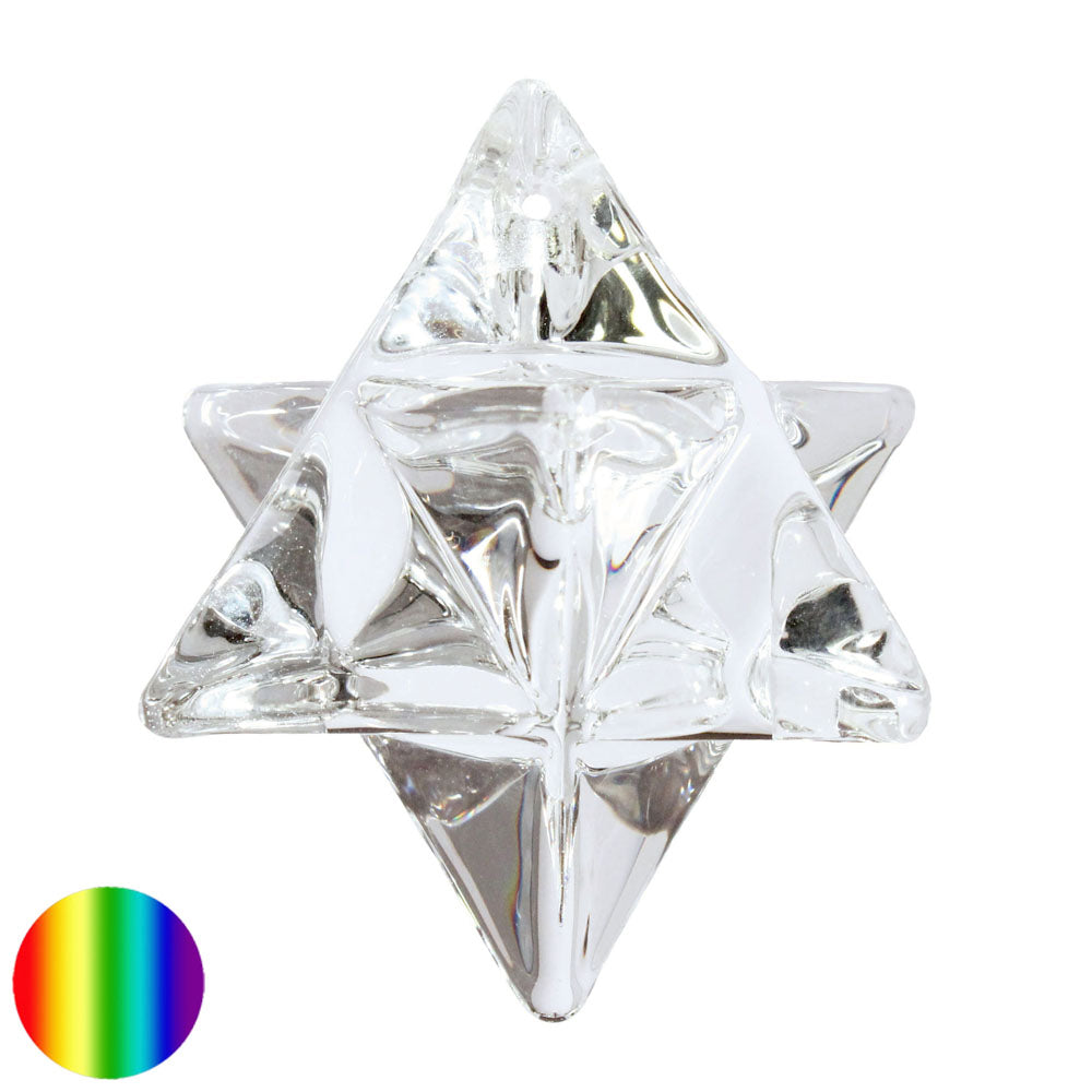 Regenbogen-Kristall - Merkaba 50mm