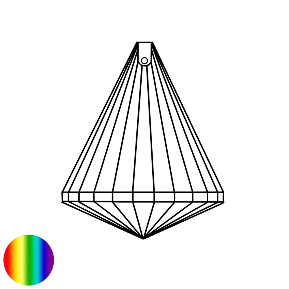 Regenbogen-Kristall - Kegel 50mm
