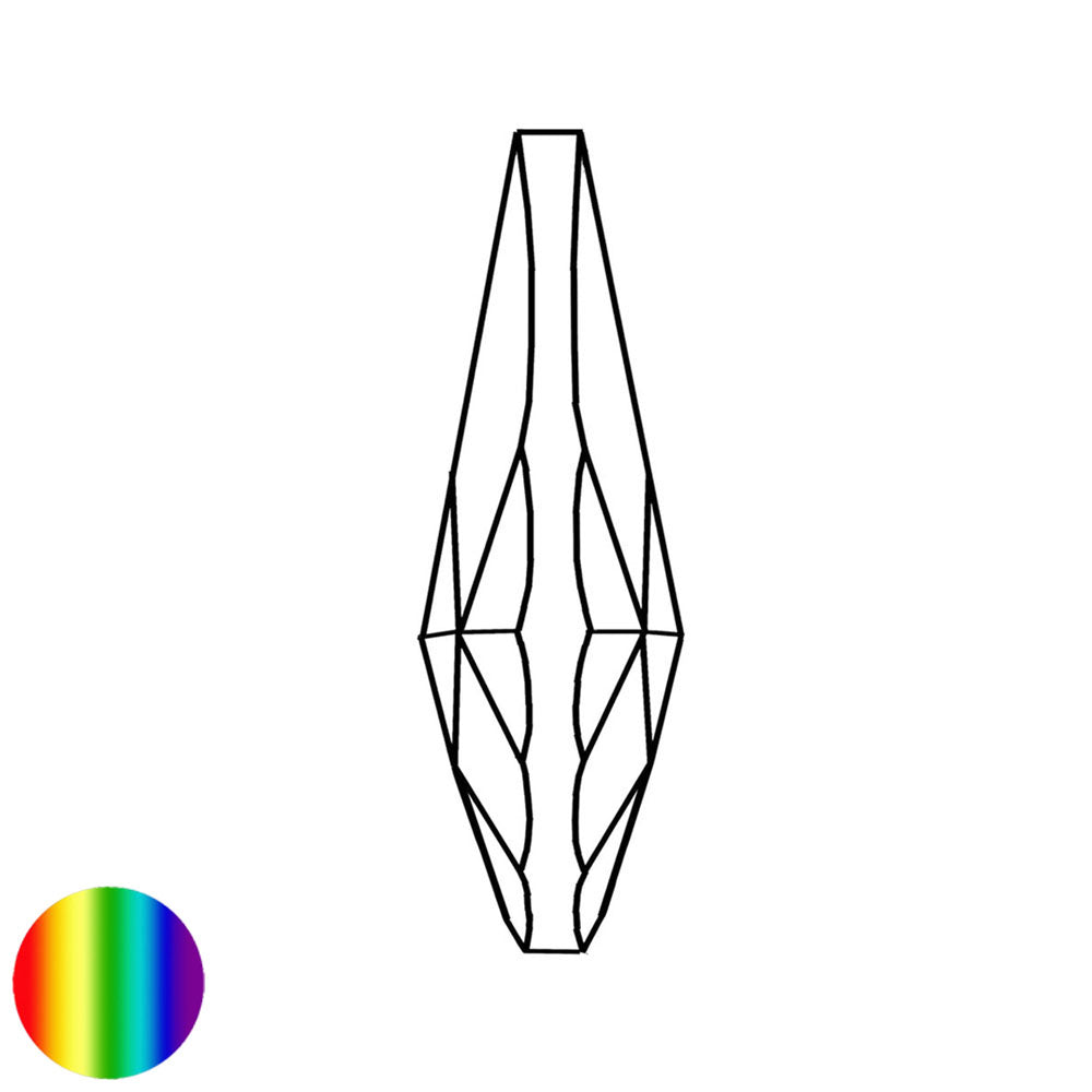 Regenbogen-Kristall - Salzburger Mandel 63mm