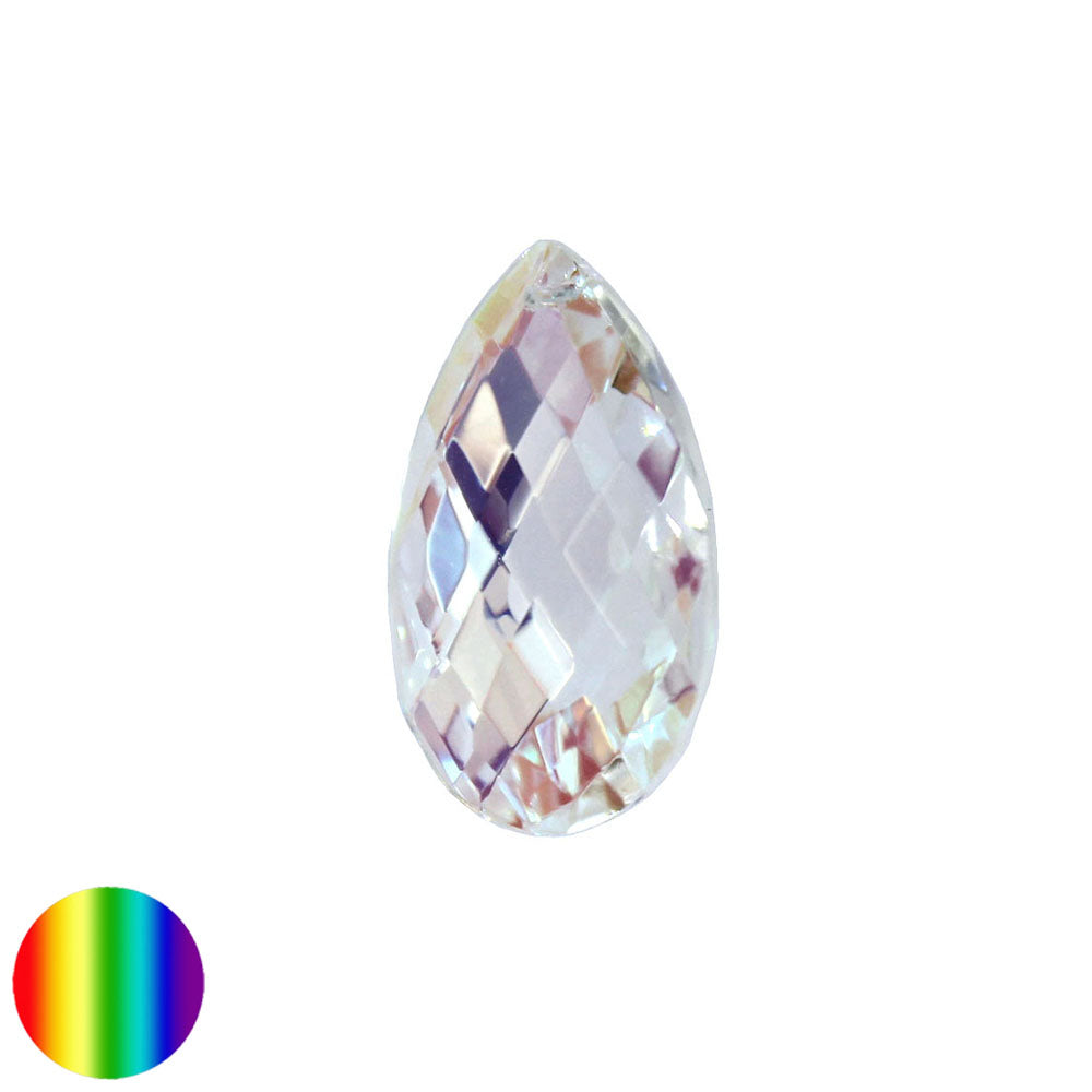 Regenbogen-Kristall - Salzburger Raute irisierend 38mm