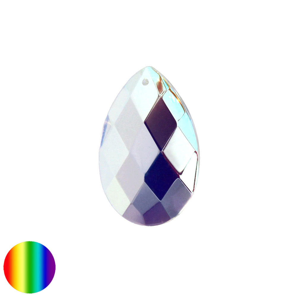 Regenbogen-Kristall - Salzburger Raute irisierend 38mm