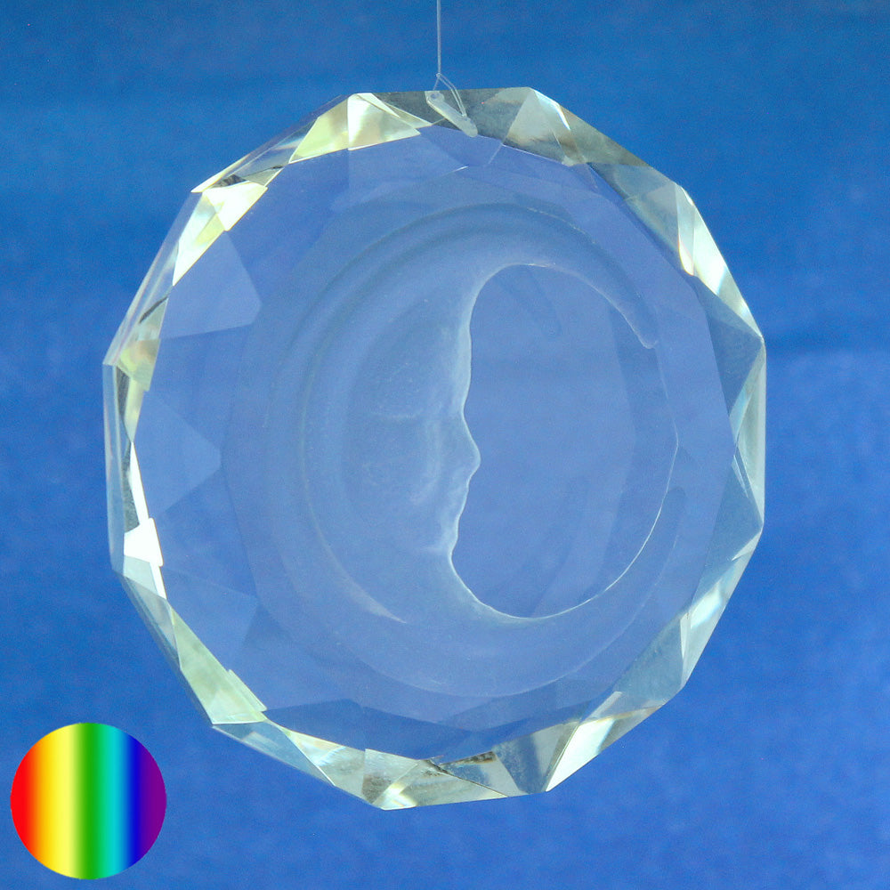Glas-Kristall - Mond zum Aufhängen