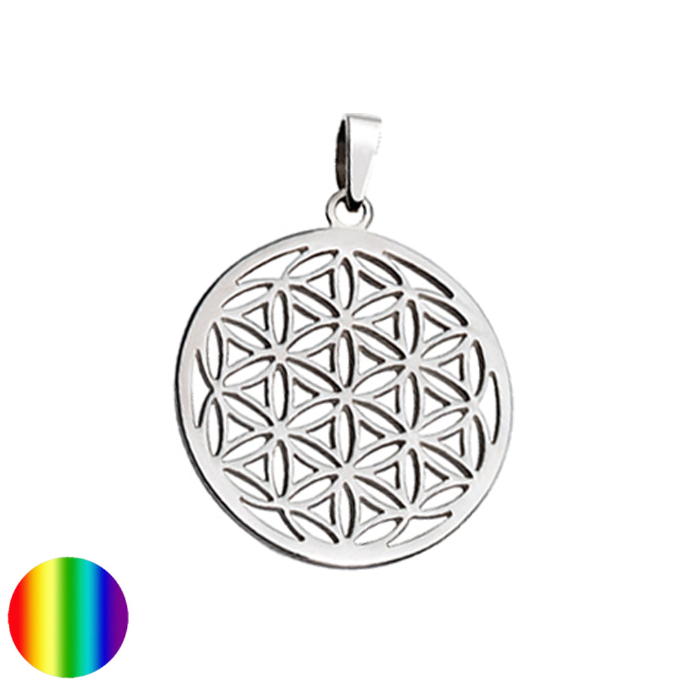 Collection inner Light - Blume des Lebens Anhänger - Silber 20mm