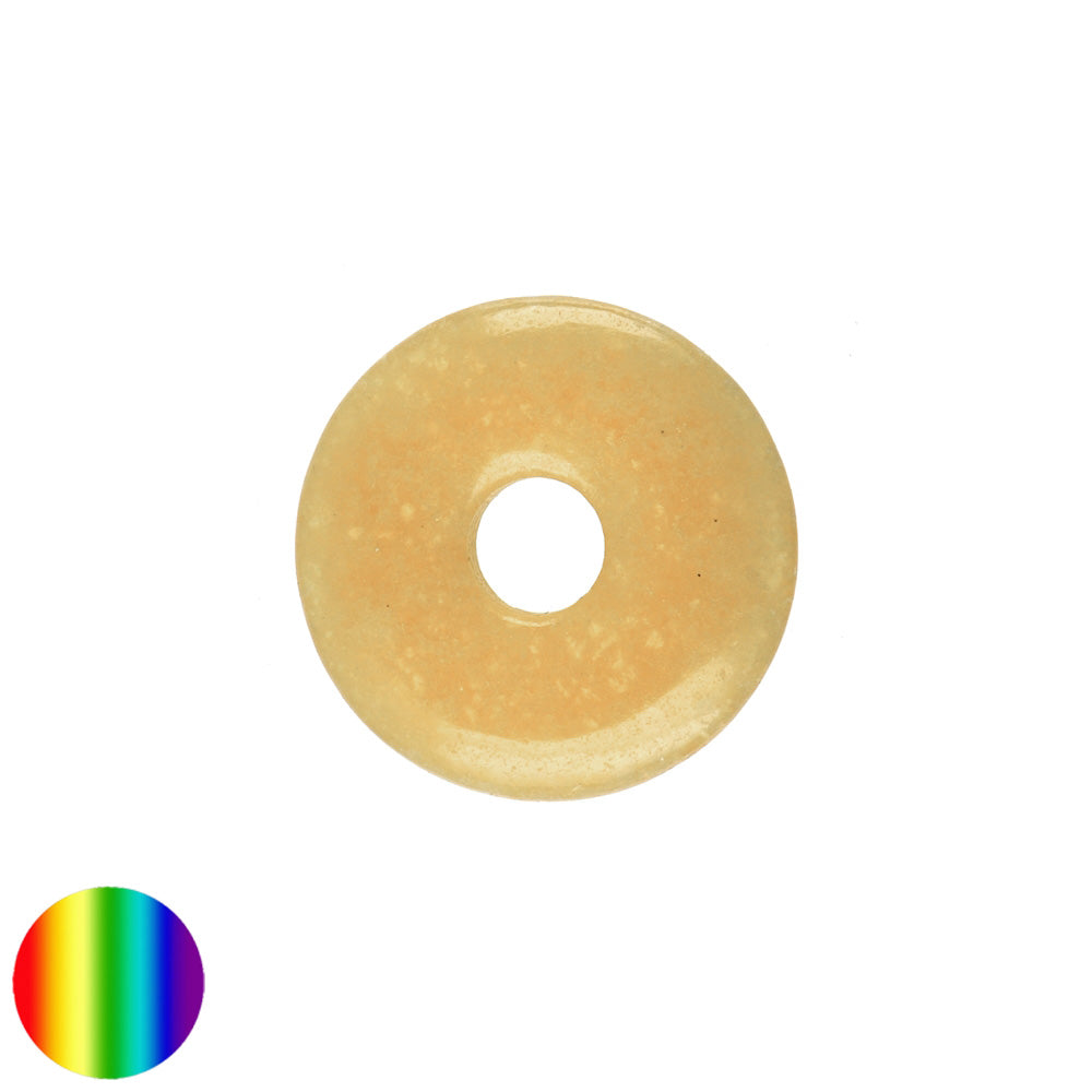 Orangen Calcit 30mm Donut