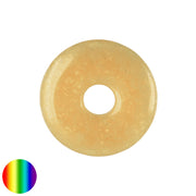 Orangen Calcit 40mm Donut