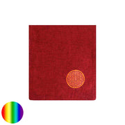 Laptop-Tasche rot mit Blume des Lebens