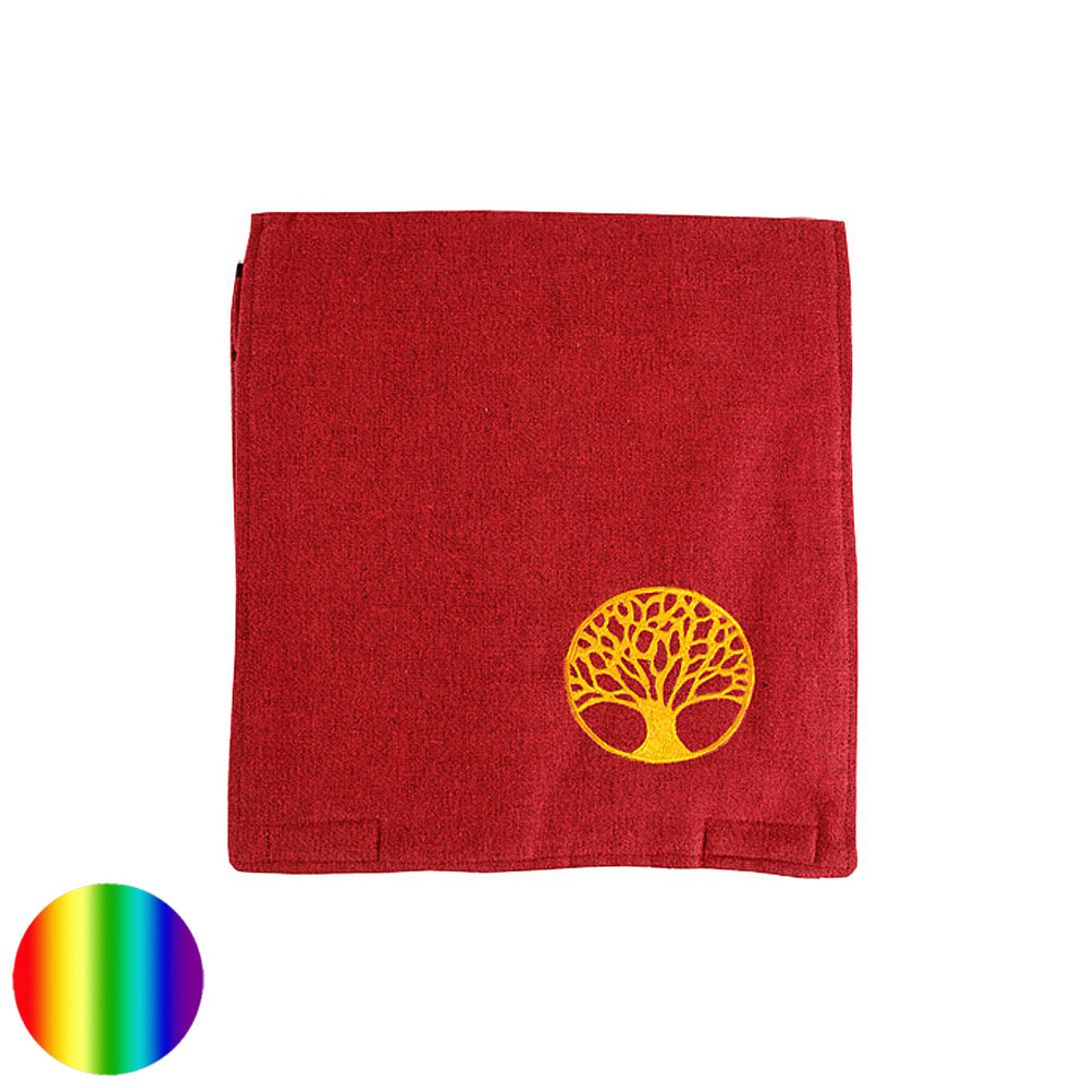 Laptop-Tasche rot mit Baum des Lebens
