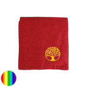 Laptop-Tasche rot mit Baum des Lebens
