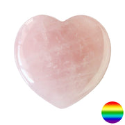 Edelstein Herz - Rosenquarz 30mm