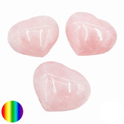 Edelstein Herz - Rosenquarz 30mm