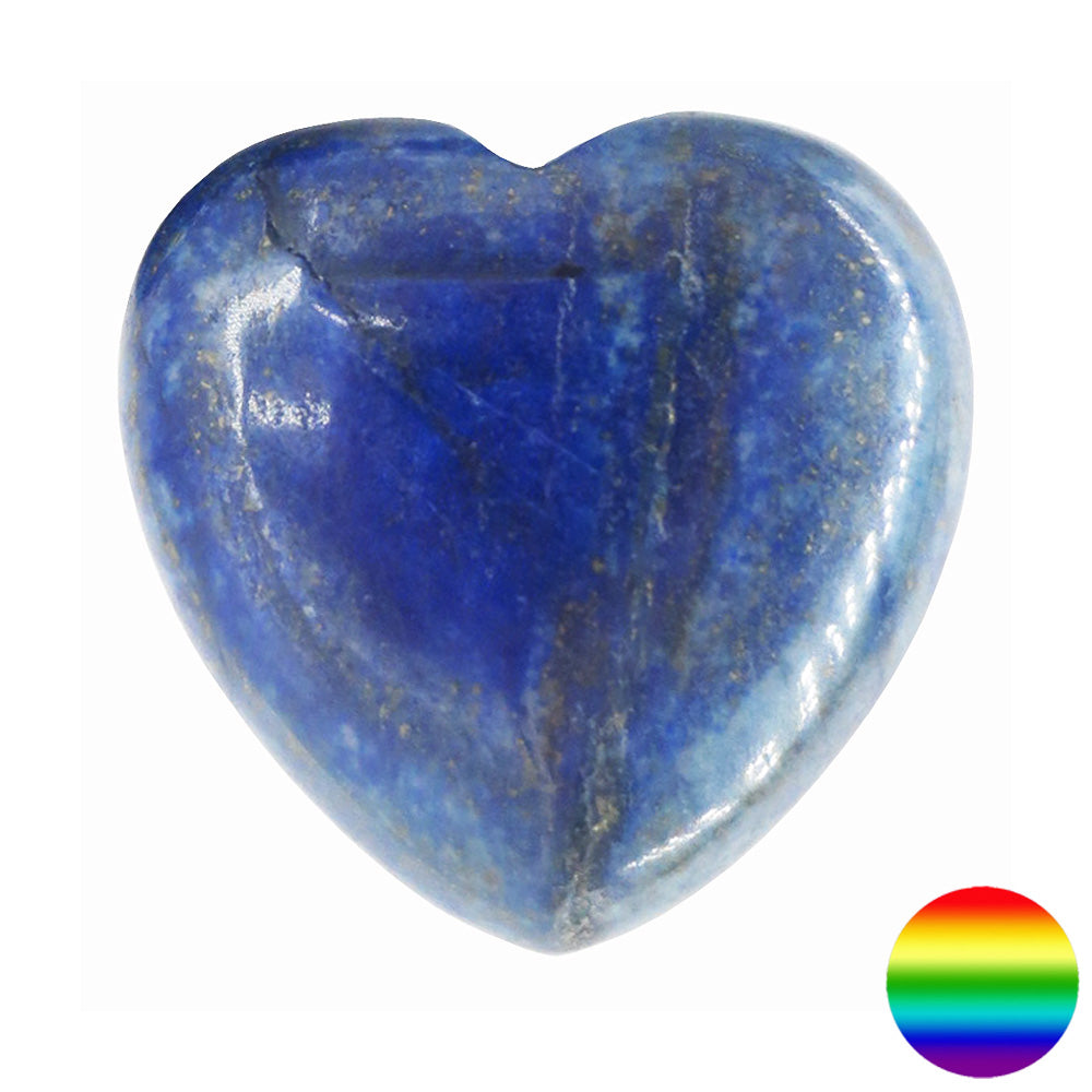 Edelstein Herz - Lapis Lazuli B 30mm