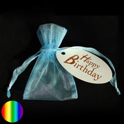 Organzabeutel für Mitbringsel - Happy Birthday